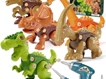 Check out This FAB STEM Toy Build Your Own Dinosaur, Keep the Kids Entertaining + Learning, Just $16.49 After Code!