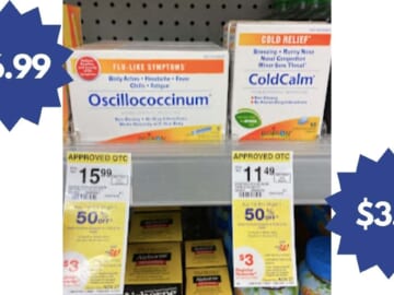 Boiron Oscillococcinum & ColdCalm Stacking Deals at Walgreens