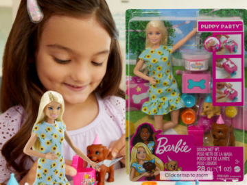 30% Off One Select Toy! Barbie Puppy Party Doll and Playset $13.99 (Reg. $19.99) | Save on L.O.L. Surprise, Hot Wheels, Barbie & More!