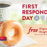 Free Krispy Kreme Donut Thursday 10/28 for First Responders
