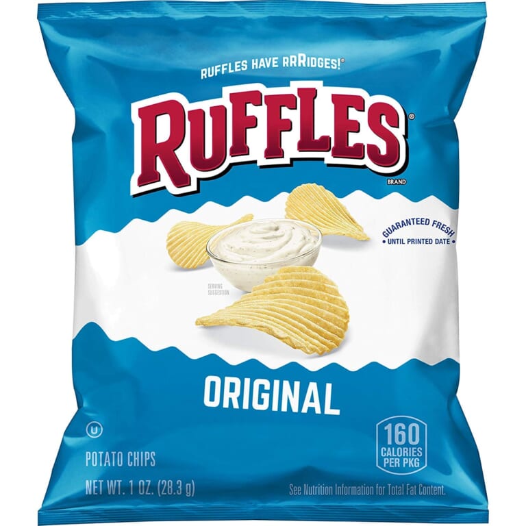 40-Pack Ruffles Chips, Original as low as $10.18 Shipped Free (Reg. $18) | $0.26/bag! Great For Lunches!