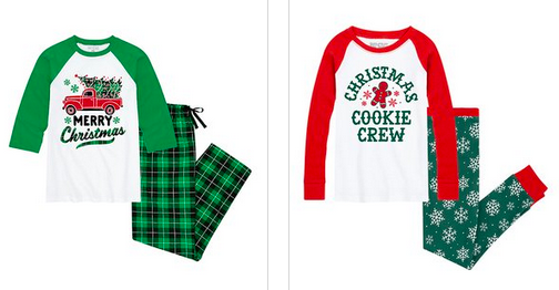 Christmas Pajamas for the Family starting at just $17.99!