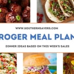 kroger meal plans 10/27