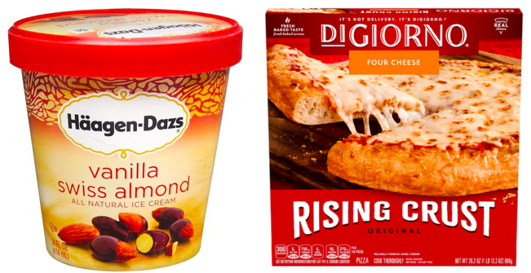 Walgreens: Cheap Weekend Dinner Idea = 2 DiGiorno Pizzas & 2 Haagen-Dazs Ice Cream just $12.08!