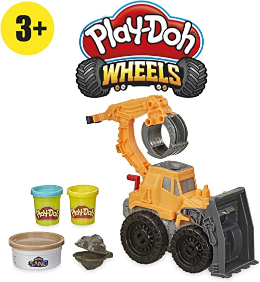 Play-Doh Wheels Front Loader Toy with Colors $9.99 (Reg $20.99) | with Non-Toxic Sand and Classic Compound in 2 Colors!