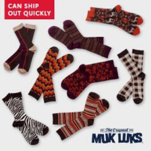 Today Only! MUK LUKS Socks from $7.99 (Reg. $30+) | Tons of Fun Choices – Great stocking stuffers!