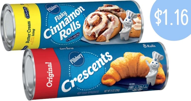 Pillsbury Printable Coupon | Refrigerated Baked Goods for $1.16