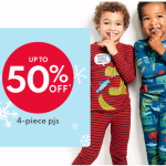 Carter’s 4-Piece Pajama Sets 50% off