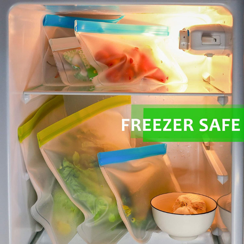 10-Pack Extra Thick BPA Free Reusable Freezer Bags $6.40 After Code (Reg. $15.99) | 64¢ each! – FAB Ratings! 1.9K 4.6/5 Star!