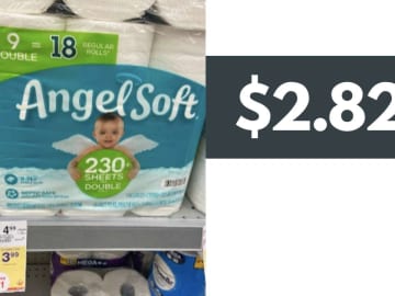 Angel Soft Bath Tissue for $2.82 at Walgreens