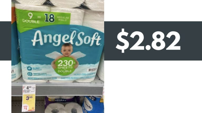 Angel Soft Bath Tissue for $2.82 at Walgreens