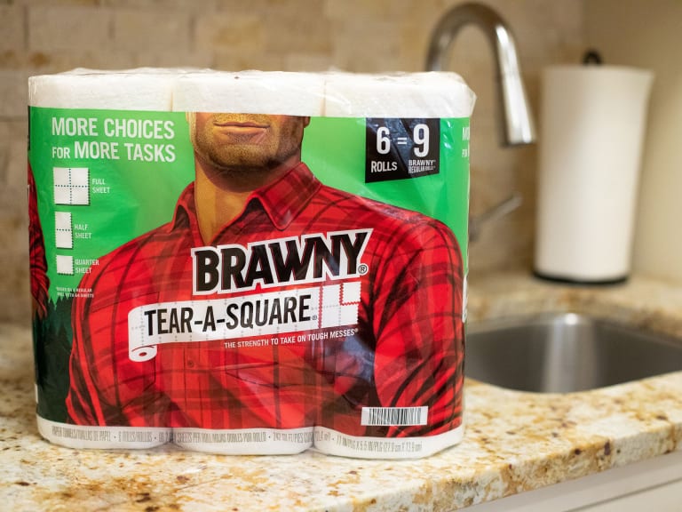 Brawny Paper Towels Are Just $4.49 At Publix