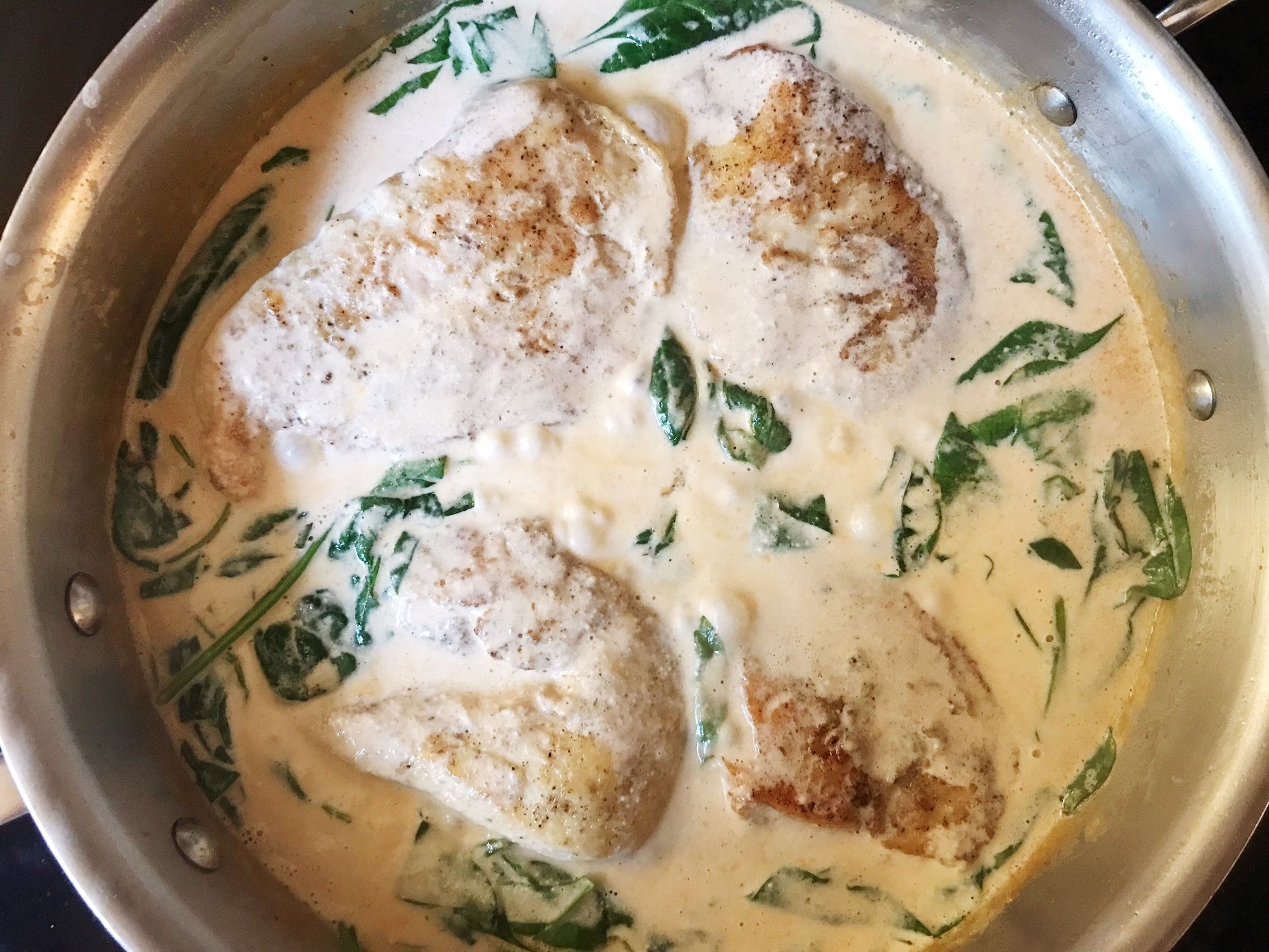 creamy spinach chicken