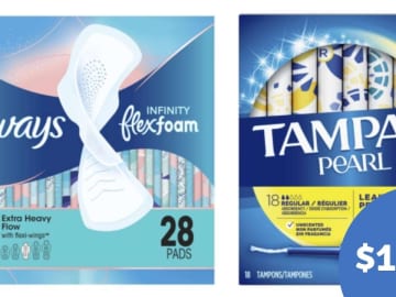 $1.50 Always & Tampax at Walgreens