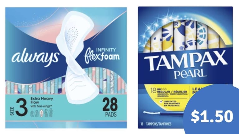 $1.50 Always & Tampax at Walgreens