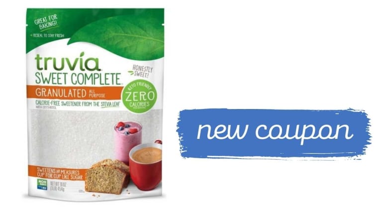 Truvia Coupon | $4.49 Granular Sweetener at Kroger