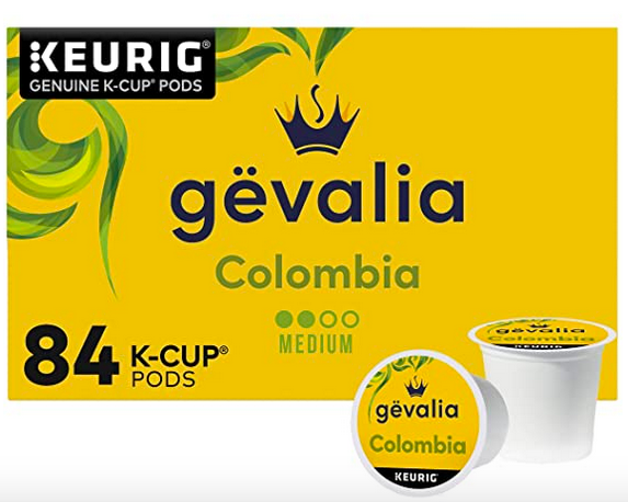 Gevalia Colombia Medium Roast K-Cup Coffee Pods (84 ct Box)