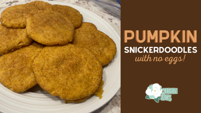 Pumpkin Snickerdoodles Recipe (Without Eggs!)