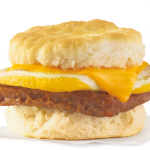 Wendy’s: Sausage or Bacon Egg + Cheese Biscuit only $1!