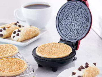 Dash Mini Pizzelle Maker $15.99 After Code (Reg. $20) + Free Curbside Pickup