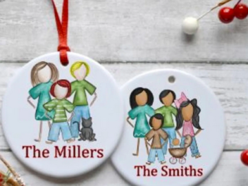 Personalized Family Ornaments