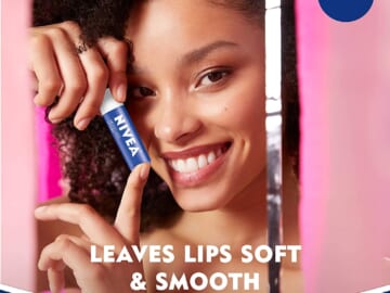 4 Count NIVEA Moisture Lip Care as low as $5.93 Shipped Free (Reg. $12) – $1.48/ tube