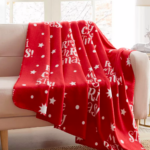 Holiday Printed Fleece Throws