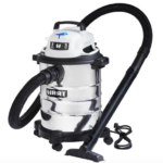 HART 6 Gallon Stainless Steel 5HP Wet/Dry Vacuum