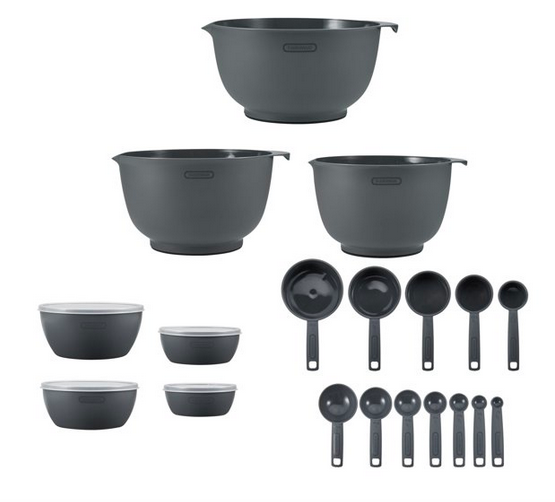 Farberware Professional 23-piece Gray Mix and Measure Baking Set