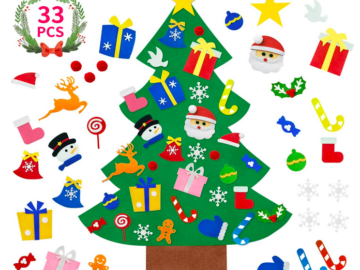 DIY Felt Christmas Tree for Toddlers