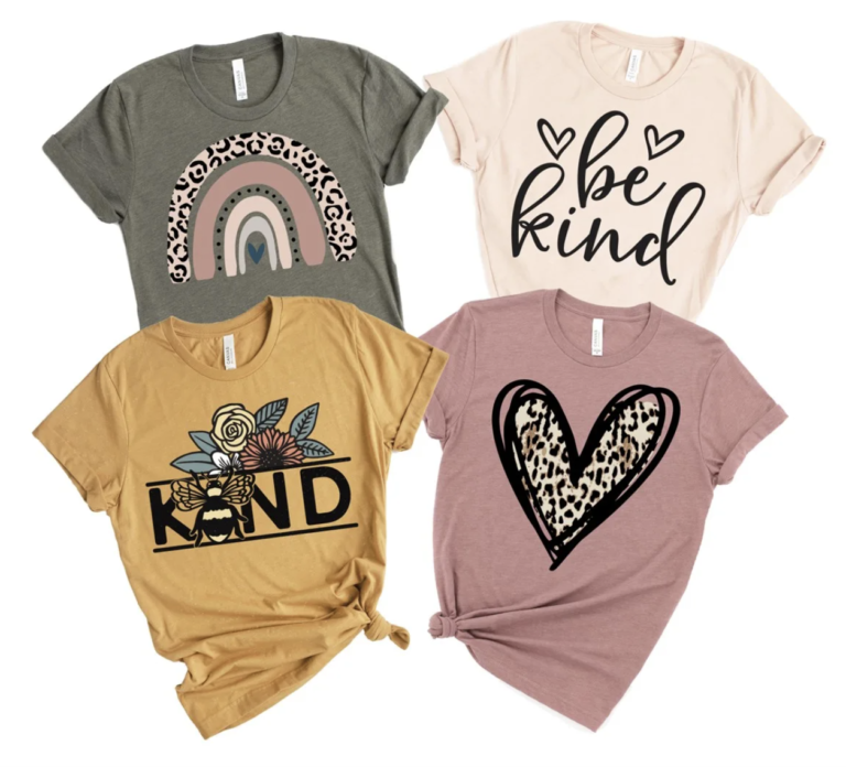 Women’s Kindness Graphic Tees for $17.99 shipped!