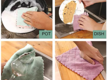 10-Pack Microfiber Cleaning Cloths $6.79 After Code (Reg. $19.98) | 68¢ each cloth!