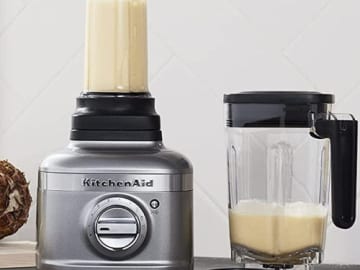 Today Only! KitchenAid K400 Countertop Blender with Personal Blending Jar $169.99 Shipped Free (Reg. $300) + $44.99 5-Cup Chopper