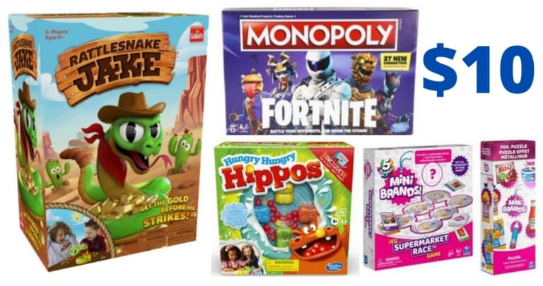 Walmart Sale | Popular Board Games for $10