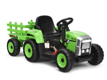 Kids’ 12V Ride-On Tractor with Trailer for $199.99 shipped! (Reg. $409!)