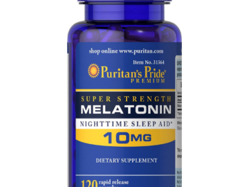 Puritan’s Pride Super Strength Melatonin 10 Mg as low as $3.37 Shipped Free (Reg. $12.99)