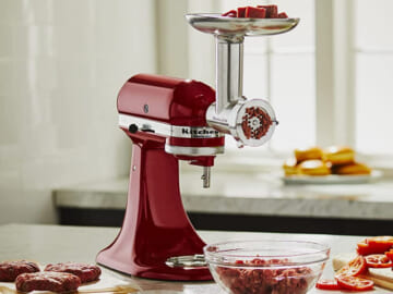 Today Only! KitchenAid 3.5L Qt Mixers and Attachments from $69.99 Shipped Free (Reg. $100+)