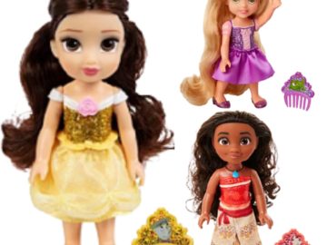 Disney Princess Petite Dolls $5.99 (Reg. $8) | Cute stocking stuffer for princess fanatics!