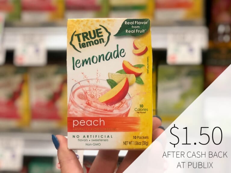 True Lemon Drink Mix Just $1.95 At Publix