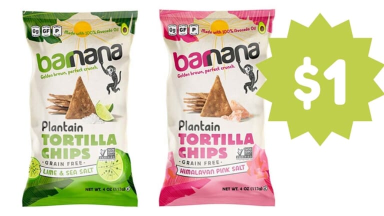 $1 Barnana Plantain Tortilla Chips at Kroger