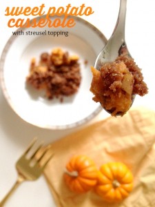 sweet potato casserole with streusel