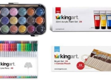 50% off KingArt Supplies + Extra 15% off