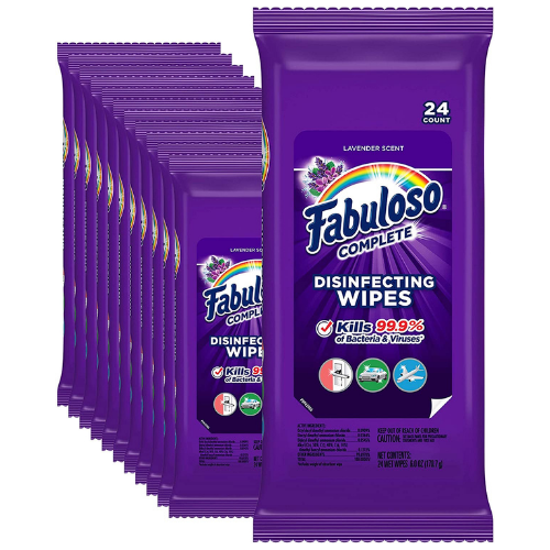 288-Count Fabuloso Complete Wipes Lavender as low as $43.94 Shipped Free (Reg. $51.69) | 15¢ each wipe!