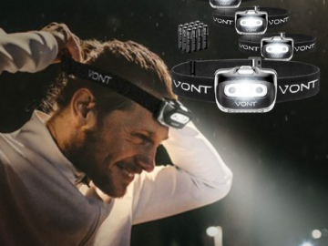 4-Pack Vont Spark LED Headlamp Flashlight $15.99 (Reg. $27.98) | $4 each!