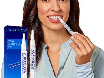 Today Only! Save BIG on AuraGlow Teeth Whitening Kits as low as $12.74 Shipped Free (Reg. $26) – FAB Ratings!