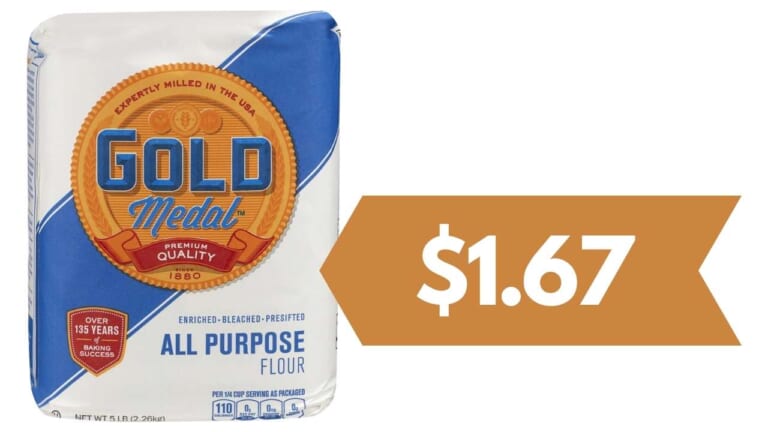 Gold Medal Flour 5-lb Bags | Stock Up for $1.67 at Kroger