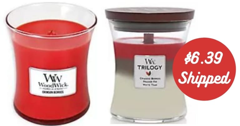 Woodwick Candles for $6.39 Shipped