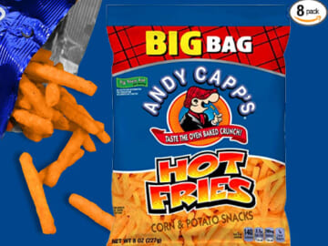 8-Pack Andy Capps Big Bag Hot Fries as low as $7.72 Shipped Free (Reg. $16) | Just 97¢ each!