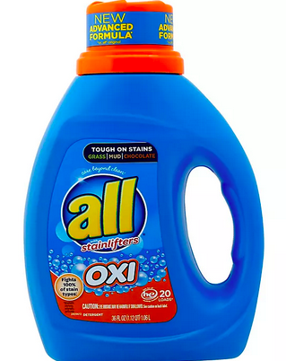 All Oxi Detergent 36oz Just 22¢