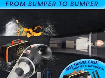 Today Only! THISWORX Handheld Car Vacuum Cleaner with 3 Attachments $22.99 (Reg. $45)